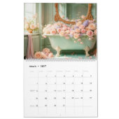 Shabby Chic Vintage Hütte Kalender (Mär 2027)