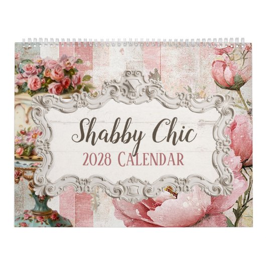 Shabby Chic Vintage Hütte Kalender (Titelbild)