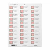 Shabby & Chic Vintage Rose Floral Personalisiert (Vorne)