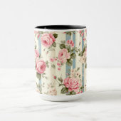 Shabby Chic Vintage Rose Tasse (Zentrum)
