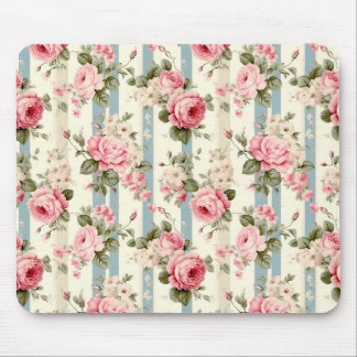 Shabby Chic Vintage Rosen Mousepad