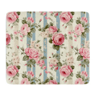 Shabby Chic Vintage Rosen Schneidebrett