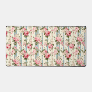 Shabby Chic Vintage Rosen Schreibtischunterlage