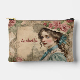 Shabby Chic Vintage viktorianische Damen-Accessoir Zubehörtasche