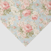 Shabby Chic Vintage Viktorianische Rosen Seidenpapier (Detail)