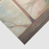 Shabby Chic Vintager Vogel Rosa Erdnuss Fenster Seidenpapier (Detail)