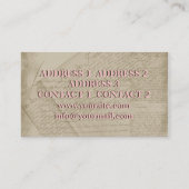 Shabby Chic - Visitenkarte (Rückseite)