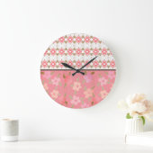 Shabby Chic Wall Clock Große Wanduhr (Zuhause)