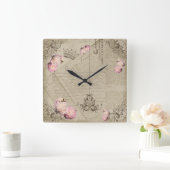 Shabby Chic - Wanduhr (Zuhause)