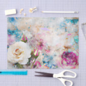 Shabby Chic Wasserfarben Seidenpapier (Handwerk)
