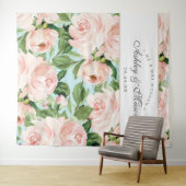 Shabby Chic Wedding Backdrop Foto Stand Wandteppich (Beispiel (Horizontal))