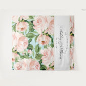 Shabby Chic Wedding Backdrop Foto Stand Wandteppich (Vorderseite (Horizontal))