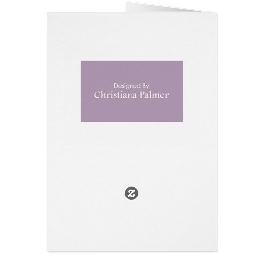 Shabby Chic Wedding Cake Card (Hinten)