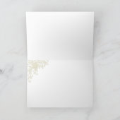 Shabby Chic Wedding Foto Danke Karte (Innenseite)