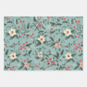 Shabby Chic Weihnachten Geschenkpapier Set (Vorderseite 3)