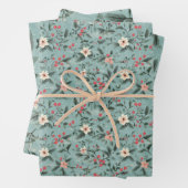 Shabby Chic Weihnachten Geschenkpapier Set (Beispiel)