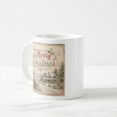 Shabby-Chic-Weihnachtstasse  Kaffeetasse (Vorderseite Links)