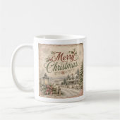 Shabby-Chic-Weihnachtstasse  Kaffeetasse (Links)