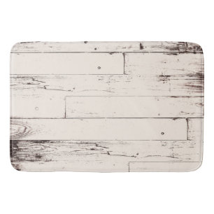 Shabby Chic Weiß Elfenbein Holz Rustikaler Bauernh Badematte