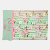 Shabby Chic Weiße Streifen und Küchentücher (Horizontal)