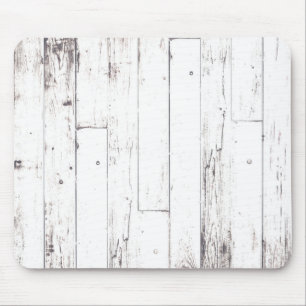 Shabby Chic Weißholz Rustikaler Bauernhof Mousepad