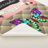 Shabby Chic Whimsical Pop Art Collage Sherpadecke (3/4)