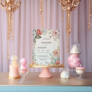 Shabby Chic Wildblume Einladung Hochzeit