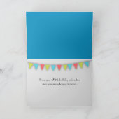 Shabby Chic Wood 95. Geburtstag Karte (Innenseite)