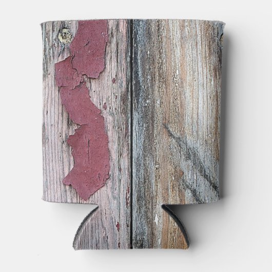 Shabby Chic Wood Can Cooler Dosenkühler (Vorderseite)