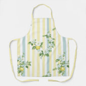 Shabby Chic Zitronen Blumen Serie Design #11 Schürze (Vorderseite)