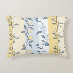 Shabby Chic Zitronen Blumen Serie Design #9 Dekokissen