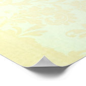 Shabby Chic Zuhause Decorative Creme Poster (Ecke)