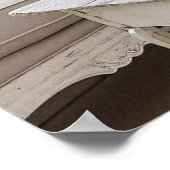 Shabby Chic-Zuhause im druckbaren Foto Poster (Ecke)