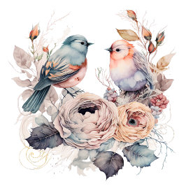 Shabby Chicen und Blume Seidenpapier