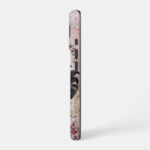 Shabby Chick Pink iPhone 16 Hülle (Linke Seite)