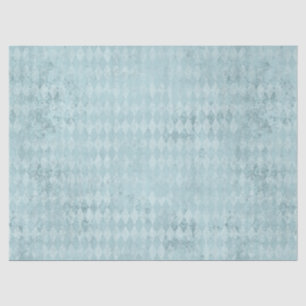 Shabby Floral Aqua Serie Design 8 Seidenpapier