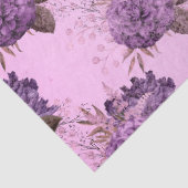 Shabby Floral Lila Series Design 10 Seidenpapier (Detail)