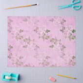 Shabby Floral Lila Series Design 10 Seidenpapier (Basteln)