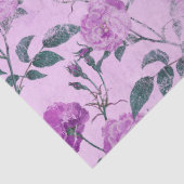 Shabby Floral Lila Series Design 2 Seidenpapier (Detail)