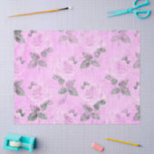Shabby Floral Lila Series Design 5 Seidenpapier (Basteln)