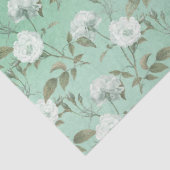 Shabby Floral Mint Series Design 14 Seidenpapier (Detail)