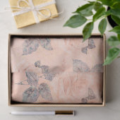 Shabby Floral Peach Serie Design 5 Seidenpapier (Geschenk)