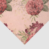 Shabby Floral Peach Series Design 11 Seidenpapier (Detail)