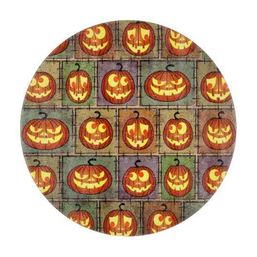 Shabby Halloween, Vintager Hintergrund. Schneidebrett (Vorderseite)