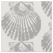 Shabby-Muscheln Stoff (Nahaufnahme)
