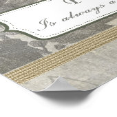 Shabby: Paris ist immer eine gute Idee Poster (Ecke)