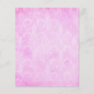 Shabby Pink Lilie Scrapbook Paper