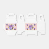 Shabby Pink Pansy Floral Tee Party Cake Gefallen B Geschenkschachtel (Ungefaltet)