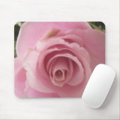 Shabby Pink Rose 2 Mousepad (Mit Mouse)