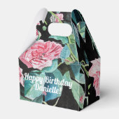 Shabby Pink Rose Blumenkohl Tee Party Kuchen Gefal Geschenkschachtel (Vorderseite)